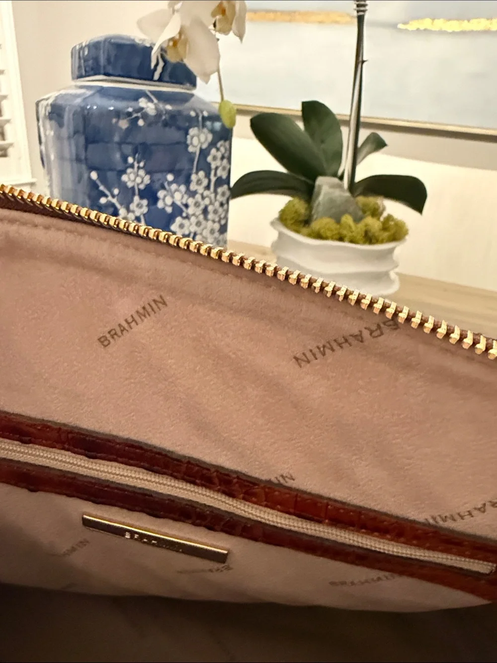 Brahmin Peyton Satchel Retired